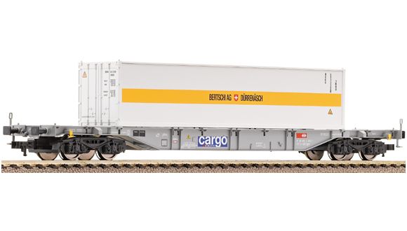 4 axle Flat car loaded with 40 container<br /><a href='images/pictures/Fleischmann/524107.jpg' target='_blank'>Full size image</a>
